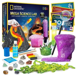 National Geographic NG Mega Science Series - Science Magic 28 x 7.6 x 31cm - Fresh Bloom Skin - Premium Skincare Solutions for Nourished, Hydrated, and Radiant Skin Every Day
