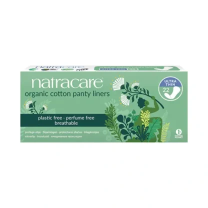 Natracare Panty Liners Ultra Thin with Organic Cotton Cover x 22 Pack - Fresh Bloom Skin - Premium Skincare Solutions for Nourished, Hydrated, and Radiant Skin Every Day