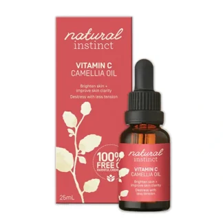 Natural Instinct Vitamin C Camellia Oil 25ml - Fresh Bloom Skin - Premium Skincare Solutions for Nourished, Hydrated, and Radiant Skin Every Day