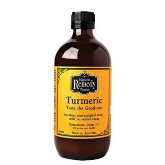 Natural Remedy Tonics Turmeric Concentrate 500ml - Fresh Bloom Skin - Premium Skincare Solutions for Nourished, Hydrated, and Radiant Skin Every Day