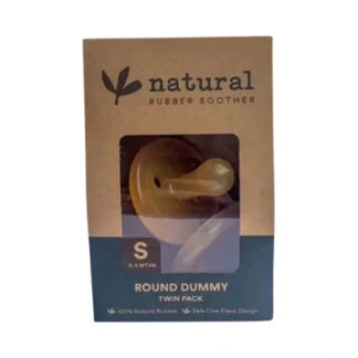 Natural Rubber Soothers Natural Rubber Soother Round Dummy Small (0-3 Months) Twin Pack - Fresh Bloom Skin - Premium Skincare Solutions for Nourished, Hydrated, and Radiant Skin Every Day
