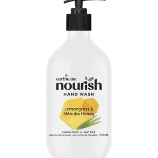 Naturely Nourish Hand Wash Lemongrass & Manuka Honey 450ml - Fresh Bloom Skin - Premium Skincare Solutions for Nourished, Hydrated, and Radiant Skin Every Day