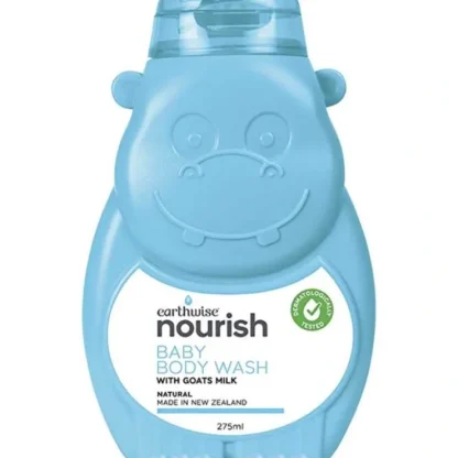 Naturely Nourish Hippo Baby Body Wash 275ml - Fresh Bloom Skin - Premium Skincare Solutions for Nourished, Hydrated, and Radiant Skin Every Day