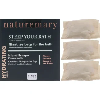 Naturemary Hydrating Steep Your Bath Island Escape - Mango Coconut by Naturemary for Unisex - 5.30 oz Bath Soak - Fresh Bloom Skin - Premium Skincare Solutions for Nourished, Hydrated, and Radiant Skin Every Day