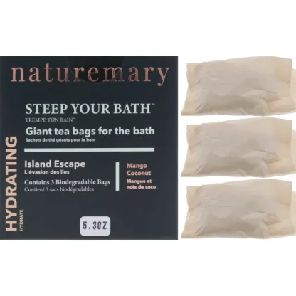Naturemary Hydrating Steep Your Bath Island Escape - Mango Coconut by Naturemary for Unisex - 5.30 oz Bath Soak - Fresh Bloom Skin - Premium Skincare Solutions for Nourished, Hydrated, and Radiant Skin Every Day