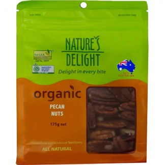 Natures Delight Nature's Delight Organic Pecan Nuts 175g - Fresh Bloom Skin - Premium Skincare Solutions for Nourished, Hydrated, and Radiant Skin Every Day