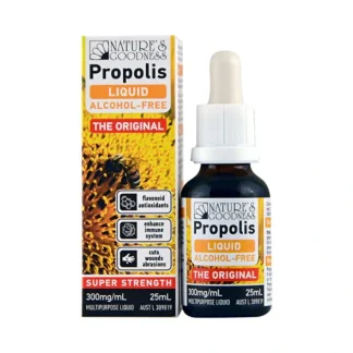 Nature's Goodness Propolis Alcohol-Free Liquid Super Strength 300mg/ml 25ml - Fresh Bloom Skin - Premium Skincare Solutions for Nourished, Hydrated, and Radiant Skin Every Day