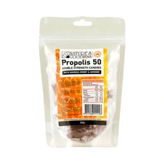 Nature's Goodness Propolis 50 Double Strength Candies with Manuka Honey & Aniseed 200g - Fresh Bloom Skin - Premium Skincare Solutions for Nourished, Hydrated, and Radiant Skin Every Day