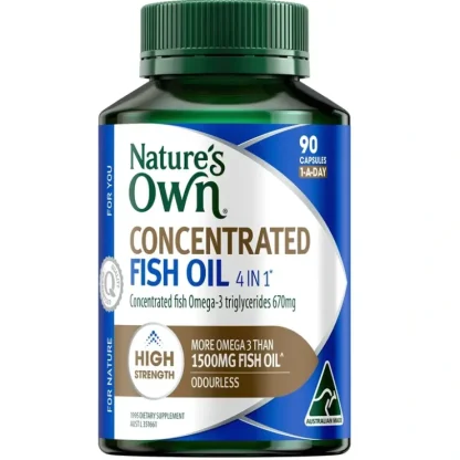 Nature's Own [Authorized Sales Agent] NATURE'S OWN 4 in 1 Concentrated Fish Oil - 90 Capsules 90pcs/box - Fresh Bloom Skin - Premium Skincare Solutions for Nourished, Hydrated, and Radiant Skin Every Day