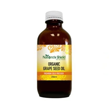 Nature's Shield Organic Grape Seed Oil 200ml - Fresh Bloom Skin - Premium Skincare Solutions for Nourished, Hydrated, and Radiant Skin Every Day