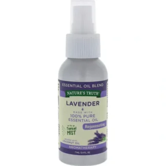 Natures Truth Rejuvenating Essential Oil Mist - Lavender by Natures Truth for Unisex - 2.4 oz Spray - Fresh Bloom Skin - Premium Skincare Solutions for Nourished, Hydrated, and Radiant Skin Every Day