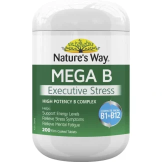 Nature's Way Mega B Executive Stress 200s - Fresh Bloom Skin - Premium Skincare Solutions for Nourished, Hydrated, and Radiant Skin Every Day