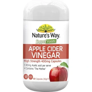 Nature's Way SF Apple Cider Vinegar 60s - Fresh Bloom Skin - Premium Skincare Solutions for Nourished, Hydrated, and Radiant Skin Every Day