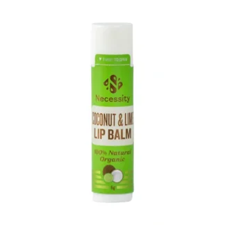 Necessity Organic Lip Balm Coconut & Lime 5g - Fresh Bloom Skin - Premium Skincare Solutions for Nourished, Hydrated, and Radiant Skin Every Day