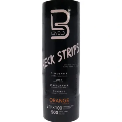 Neck Strips - Orange by L3VEL3 for Men - 5 Pc Strips - Fresh Bloom Skin - Premium Skincare Solutions for Nourished, Hydrated, and Radiant Skin Every Day