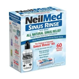 NeilMed SINUS RINSE Regular Kit 60 packets - Fresh Bloom Skin - Premium Skincare Solutions for Nourished, Hydrated, and Radiant Skin Every Day