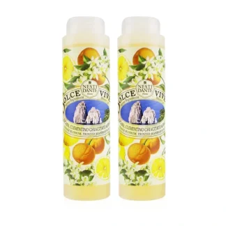 Nesti Dante Dolce Vivere Shower Gel Duo Pack - Capri - Orange Blossom, Frosted Mandarine & Basil 2x300ml/10.2oz - Fresh Bloom Skin - Premium Skincare Solutions for Nourished, Hydrated, and Radiant Skin Every Day