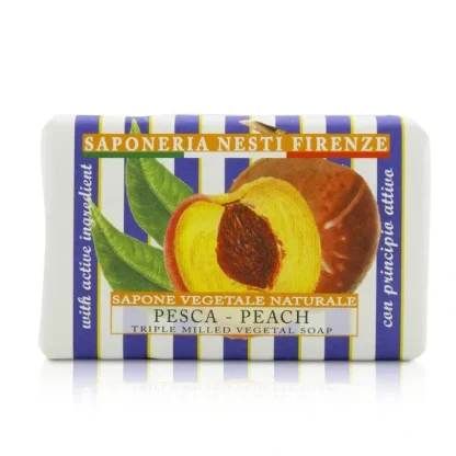 Nesti Dante Le Deliziose Natural Soap - Peach 150g/5.3oz - Fresh Bloom Skin - Premium Skincare Solutions for Nourished, Hydrated, and Radiant Skin Every Day