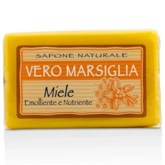 Nesti Dante Vero Marsiglia Natural Soap - Honey (Emollient & Nourishing) 150g/5.29oz - Fresh Bloom Skin - Premium Skincare Solutions for Nourished, Hydrated, and Radiant Skin Every Day