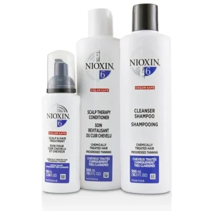 Nioxin 3D Care System Kit 6 - For Chemically Treated Hair, Progressed Thinning 3pcs - Fresh Bloom Skin - Premium Skincare Solutions for Nourished, Hydrated, and Radiant Skin Every Day