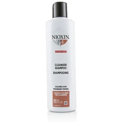 Nioxin Derma Purifying System 4 Cleanser Shampoo (Colored Hair, Progressed Thinning, Color Safe) 300ml/10.1oz - Fresh Bloom Skin - Premium Skincare Solutions for Nourished, Hydrated, and Radiant Skin Every Day