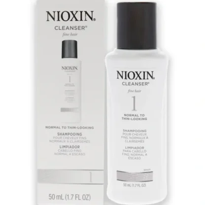 Nioxin System 1 Cleanser Shampoo by Nioxin for Unisex - 1.7 oz Shampoo - Fresh Bloom Skin - Premium Skincare Solutions for Nourished, Hydrated, and Radiant Skin Every Day
