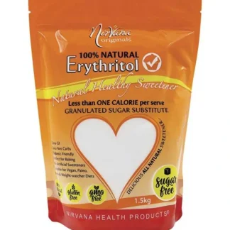 Nirvana Originals Erythritol 100% Natural 1.5kg - Fresh Bloom Skin - Premium Skincare Solutions for Nourished, Hydrated, and Radiant Skin Every Day
