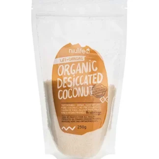 Niulife Desiccated Coconut 250g - Fresh Bloom Skin - Premium Skincare Solutions for Nourished, Hydrated, and Radiant Skin Every Day