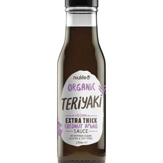 Niulife Organic Coconut Amino Sauce Extra Thick Teriyaki 6x250ml - Fresh Bloom Skin - Premium Skincare Solutions for Nourished, Hydrated, and Radiant Skin Every Day