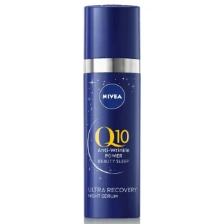Nivea Q10 Power Anti Wrinkle Ultra Recovery Night Serum 30ml - Fresh Bloom Skin - Premium Skincare Solutions for Nourished, Hydrated, and Radiant Skin Every Day