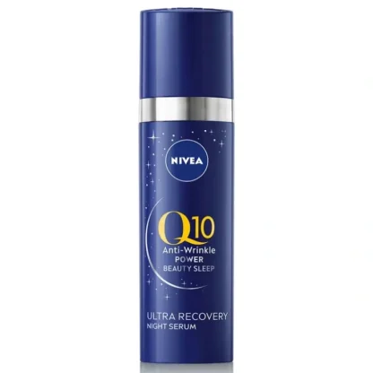 Nivea Q10 Power Anti Wrinkle Ultra Recovery Night Serum 30ml - Fresh Bloom Skin - Premium Skincare Solutions for Nourished, Hydrated, and Radiant Skin Every Day