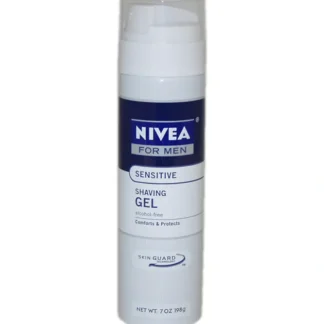 Nivea Sensitive Shaving Gel by Nivea for Men - 7 oz Shaving Gel - Fresh Bloom Skin - Premium Skincare Solutions for Nourished, Hydrated, and Radiant Skin Every Day
