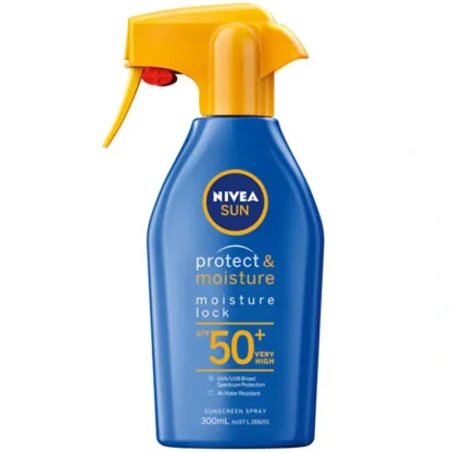 Nivea Sun Spray Protect And Moisture Spf50+ 300ml/10.1oz - Fresh Bloom Skin - Premium Skincare Solutions for Nourished, Hydrated, and Radiant Skin Every Day