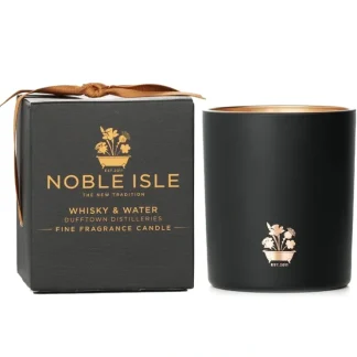 Noble Isle Whisky & Water Fine Fragrance Candle 200g/7.05oz - Fresh Bloom Skin - Premium Skincare Solutions for Nourished, Hydrated, and Radiant Skin Every Day