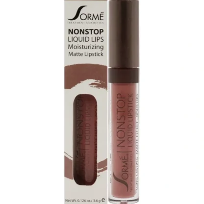 Nonstop Moisturizing Matte Liquid Lipstick - 272 Lace by Sorme Cosmetics for Women - 0.126 oz Lipstick - Fresh Bloom Skin - Premium Skincare Solutions for Nourished, Hydrated, and Radiant Skin Every Day