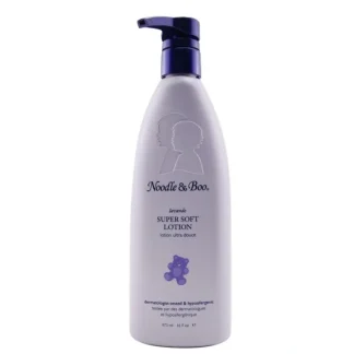Noodle & Boo Super Soft Lotion - Lavender - For Face & Body (Dermatologist-Tested & Hypoallergenic) 473ml/16oz - Fresh Bloom Skin - Premium Skincare Solutions for Nourished, Hydrated, and Radiant Skin Every Day