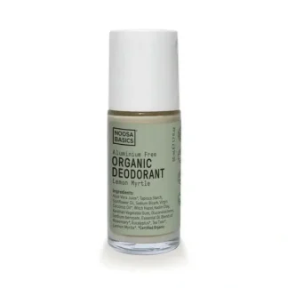 Noosa Basics Deodorant Roll On 50ml - Lemon Myrtle - Fresh Bloom Skin - Premium Skincare Solutions for Nourished, Hydrated, and Radiant Skin Every Day