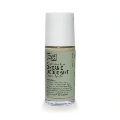 Noosa Basics Deodorant Roll On 50ml - Lemon Myrtle - Fresh Bloom Skin - Premium Skincare Solutions for Nourished, Hydrated, and Radiant Skin Every Day