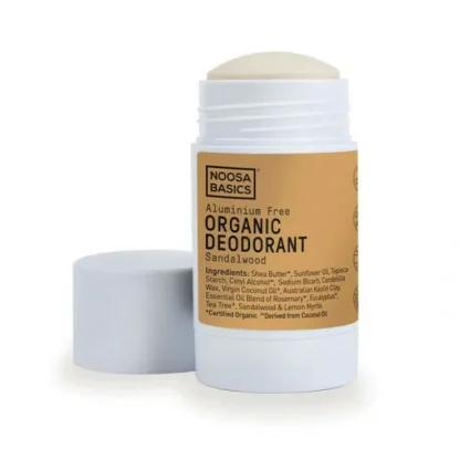 Noosa Basics Deodorant Stick 60g - Sandalwood - Fresh Bloom Skin - Premium Skincare Solutions for Nourished, Hydrated, and Radiant Skin Every Day