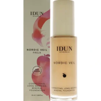 Nordic Veil Foundation - 306 Freja by Idun Minerals for Women - 0.88 oz Foundation - Fresh Bloom Skin - Premium Skincare Solutions for Nourished, Hydrated, and Radiant Skin Every Day