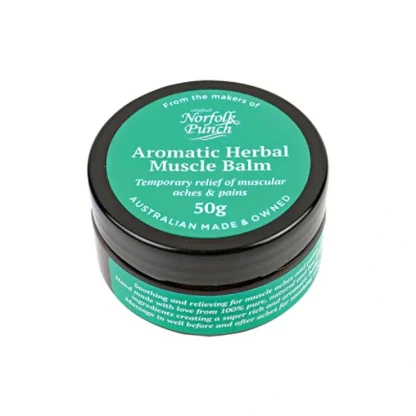 Norfolk Punch Aromatic Herbal Muscle Balm 50g - Fresh Bloom Skin - Premium Skincare Solutions for Nourished, Hydrated, and Radiant Skin Every Day