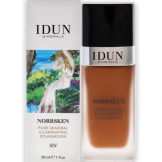 Norrsken Foundation - 225 Siv by Idun Minerals for Women - 1 oz Foundation - Fresh Bloom Skin - Premium Skincare Solutions for Nourished, Hydrated, and Radiant Skin Every Day