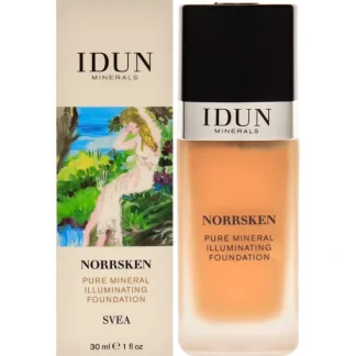 Norrsken Foundation - 209 Svea by Idun Minerals for Women - 1 oz Foundation - Fresh Bloom Skin - Premium Skincare Solutions for Nourished, Hydrated, and Radiant Skin Every Day