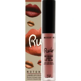 Notorious Liquid Lip Color - Obscene Gesture by Rude Cosmetics for Women - 0.1 oz Lipstick - Fresh Bloom Skin - Premium Skincare Solutions for Nourished, Hydrated, and Radiant Skin Every Day