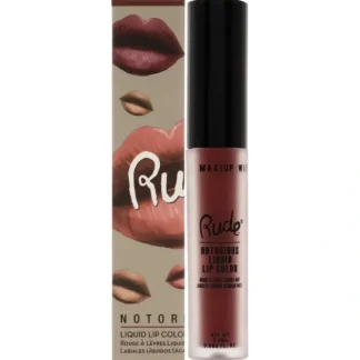 Notorious Liquid Lip Color - Hell to Pay by Rude Cosmetics for Women - 0.1 oz Lipstick - Fresh Bloom Skin - Premium Skincare Solutions for Nourished, Hydrated, and Radiant Skin Every Day
