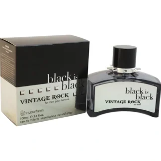 Nuparfums Black Is Black Vintage Rock by Nuparfums for Men - 3.4 oz EDT Spray - Fresh Bloom Skin - Premium Skincare Solutions for Nourished, Hydrated, and Radiant Skin Every Day