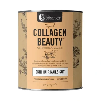 Nutra Organics Collagen Beauty with Verisol + Vitamin C (Skin Hair Nails Gut) Tropical 300g - Fresh Bloom Skin - Premium Skincare Solutions for Nourished, Hydrated, and Radiant Skin Every Day