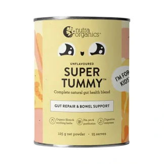 Nutra Organics Super Tummy Unflavoured 125g - Fresh Bloom Skin - Premium Skincare Solutions for Nourished, Hydrated, and Radiant Skin Every Day
