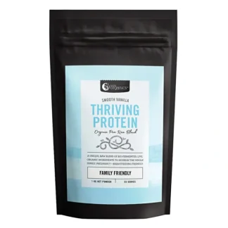 Nutra Organics Thriving Family Protein Smooth Vanilla 1kg - Fresh Bloom Skin - Premium Skincare Solutions for Nourished, Hydrated, and Radiant Skin Every Day