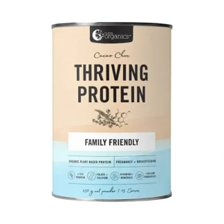 Nutra Organics Thriving Family Protein Double Choc 450g - Fresh Bloom Skin - Premium Skincare Solutions for Nourished, Hydrated, and Radiant Skin Every Day